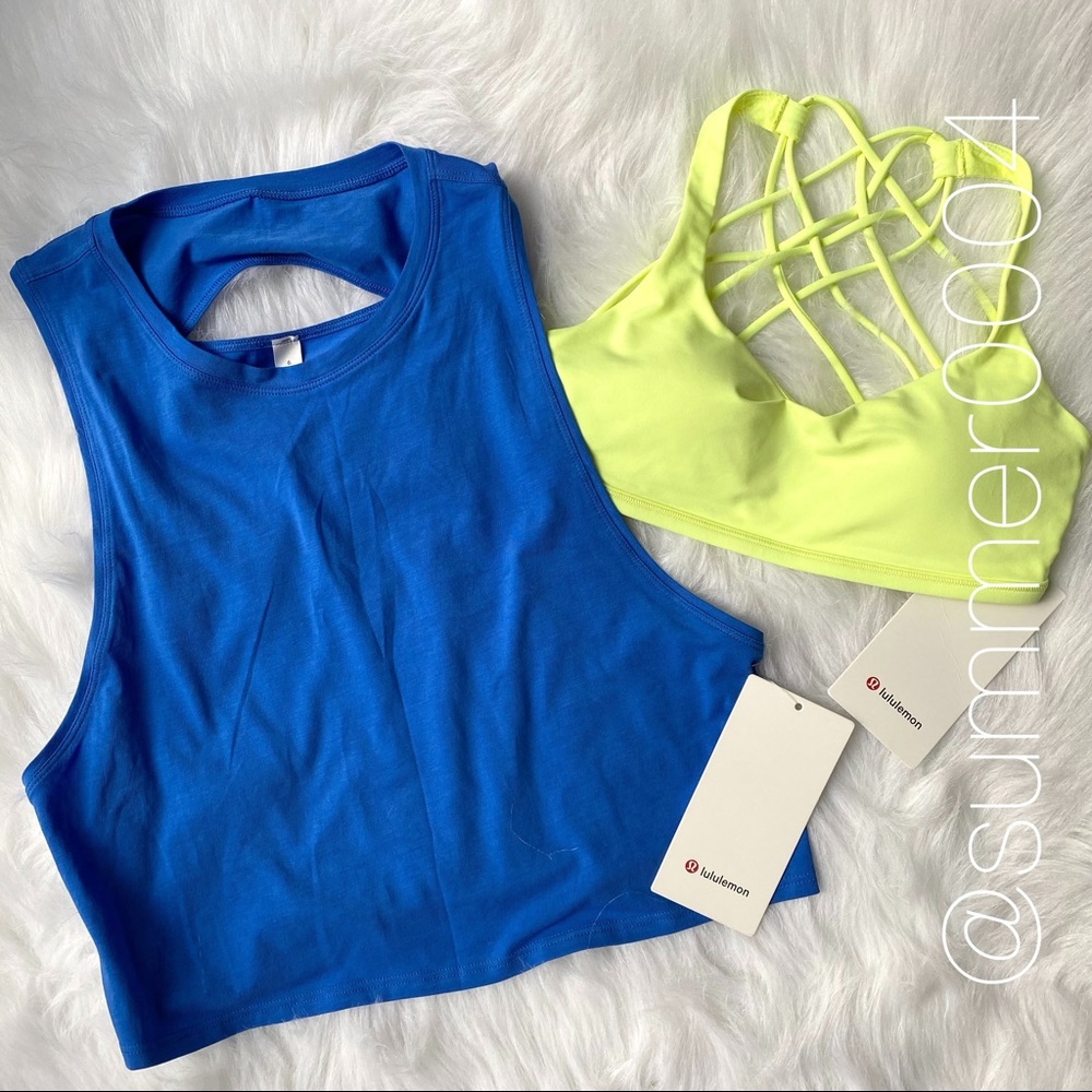 NWT Lululemon Free To Be Wild Bra Florid Flash 4 - Picture 8 of 8